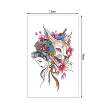 Load image into Gallery viewer, Arm Sleeve Tattoo Waterproof Temporary Body Art Creative Tattoo Sticker Lion Wild Wolf Tiger Men Full Skull Totem Tattoo Stickers