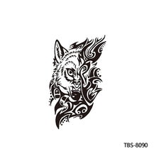 Load image into Gallery viewer, Arm Sleeve Tattoo Waterproof Temporary Body Art Creative Tattoo Sticker Lion Wild Wolf Tiger Men Full Skull Totem Tattoo Stickers