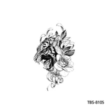 Load image into Gallery viewer, Arm Sleeve Tattoo Waterproof Temporary Body Art Creative Tattoo Sticker Lion Wild Wolf Tiger Men Full Skull Totem Tattoo Stickers