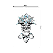 Load image into Gallery viewer, Arm Sleeve Tattoo Waterproof Temporary Body Art Creative Tattoo Sticker Rose Colorful Men Full Skull Totem Tattoo Stickers