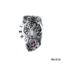 Load image into Gallery viewer, Arm Sleeve Tattoo Waterproof Temporary Body Art Creative Tattoo Sticker Rose Colorful Men Full Skull Totem Tattoo Stickers