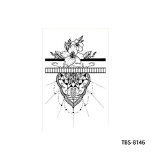 Load image into Gallery viewer, Arm Sleeve Tattoo Waterproof Temporary Body Art Creative Tattoo Sticker Rose Colorful Men Full Skull Totem Tattoo Stickers