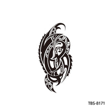 Load image into Gallery viewer, Creative Arm Sleeve Tattoo Temporary Body Art Tattoo Sticker Waterproof Rose Colorful Men Full Skull Totem Tattoo Stickers