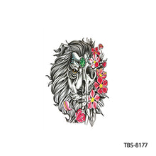Load image into Gallery viewer, Creative Arm Sleeve Tattoo Temporary Body Art Tattoo Sticker Waterproof Rose Colorful Men Full Skull Totem Tattoo Stickers