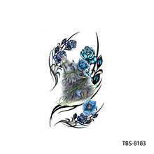 Load image into Gallery viewer, Creative Arm Sleeve Tattoo Temporary Body Art Tattoo Sticker Waterproof Rose Colorful Men Full Skull Totem Tattoo Stickers