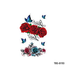 Load image into Gallery viewer, Creative Arm Sleeve Tattoo Temporary Body Art Tattoo Sticker Waterproof Rose Colorful Men Full Skull Totem Tattoo Stickers