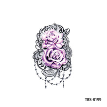 Load image into Gallery viewer, Creative Arm Sleeve Tattoo Temporary Body Art Tattoo Sticker Waterproof Rose Colorful Men Full Skull Totem Tattoo Stickers