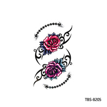 Load image into Gallery viewer, Creative Arm Sleeve Tattoo Temporary Body Art Tattoo Sticker Waterproof Rose Colorful Men Full Skull Totem Tattoo Stickers