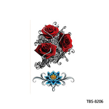 Load image into Gallery viewer, Creative Arm Sleeve Tattoo Temporary Body Art Tattoo Sticker Waterproof Rose Colorful Men Full Skull Totem Tattoo Stickers