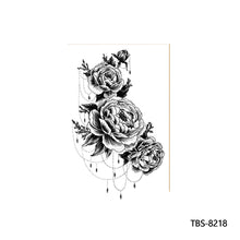 Load image into Gallery viewer, Flower Arm Tattoo Stickers Animal Simulation Tattoo Stickers Men Lion Wild Wolf Tiger Full Skull Totem Tattoo Stickers