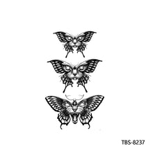Load image into Gallery viewer, Flower Arm Tattoo Stickers Animal Simulation Tattoo Stickers Men Lion Wild Wolf Tiger Full Skull Totem Tattoo Stickers