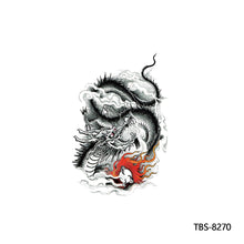 Load image into Gallery viewer, Creative Flower Arm Tattoo Stickers Animal Simulation Tattoo Stickers Men Lion Wild Wolf Tiger Full Skull Totem Tattoo Stickers