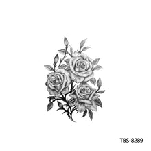 Load image into Gallery viewer, Creative Flower Arm Tattoo Stickers Animal Simulation Tattoo Stickers Men Lion Wild Wolf Tiger Full Skull Totem Tattoo Stickers