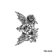 Load image into Gallery viewer, Creative Flower Arm Tattoo Stickers Sketch Flower Skull Tattoo Stickers Men Lion Wild Wolf Tiger Full Skull Totem Tattoo Stickers