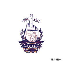 Load image into Gallery viewer, Creative Flower Arm Tattoo Stickers Sketch Skull Tattoo Stickers Fashion Men Snake Wild Wolf Tiger Full Skull Totem Tattoo Stickers