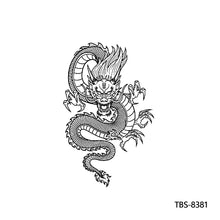 Load image into Gallery viewer, Fashion Arm Half Tattoo Stickers Totem Big Flower Men Creative Snake Lion Tiger Women Full Skull Totem Tattoo Stickers