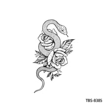 Load image into Gallery viewer, Fashion Arm Half Tattoo Stickers Totem Big Flower Men Creative Snake Lion Tiger Women Full Skull Totem Tattoo Stickers