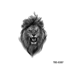 Load image into Gallery viewer, Fashion Arm Half Tattoo Stickers Totem Big Flower Men Creative Snake Lion Tiger Women Full Skull Totem Tattoo Stickers