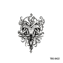 Load image into Gallery viewer, Totem Large Flower Arm Arabic Tattoo Sticker Men Creative Snake Angle Wolf Animal Women Full Skull Totem Tattoo Stickers