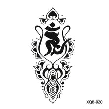 Load image into Gallery viewer, Small Full Arm Totem Tattoo Sticker Symbol Animal Skull Text Color Tattoo Sticker Men Fashion Women Totem Tattoo Stickers
