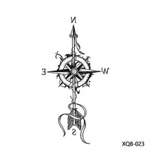 Load image into Gallery viewer, Small Full Arm Totem Tattoo Sticker Symbol Animal Skull Text Color Tattoo Sticker Men Fashion Women Totem Tattoo Stickers