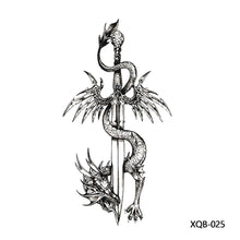 Load image into Gallery viewer, Small Full Arm Totem Tattoo Sticker Symbol Animal Skull Text Color Tattoo Sticker Men Fashion Women Totem Tattoo Stickers