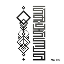 Load image into Gallery viewer, Small Full Arm Totem Tattoo Sticker Symbol Animal Skull Text Color Tattoo Sticker Men Fashion Women Totem Tattoo Stickers