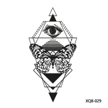 Load image into Gallery viewer, Small Full Arm Totem Tattoo Sticker Symbol Animal Skull Text Color Tattoo Sticker Men Fashion Women Totem Tattoo Stickers