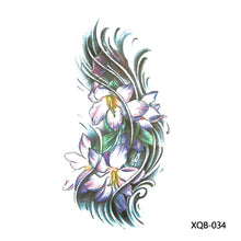 Load image into Gallery viewer, Small Full Arm Totem Tattoo Sticker Symbol Animal Skull Text Color Tattoo Sticker Men Fashion Women Totem Tattoo Stickers