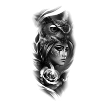 Load image into Gallery viewer, Small Full Symbol Arm Totem Tattoo Sticker Animal Skull Colorful Tattoo Sticker Men Fashion Women Totem Tattoo Stickers