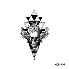 Load image into Gallery viewer, Small Full Symbol Arm Totem Tattoo Sticker Animal Skull Colorful Tattoo Sticker Men Fashion Women Totem Tattoo Stickers