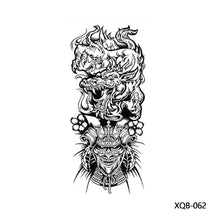 Load image into Gallery viewer, Small Full Symbol Arm Totem Tattoo Sticker Animal Skull Colorful Tattoo Sticker Men Fashion Women Totem Tattoo Stickers