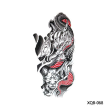Load image into Gallery viewer, Small Full Symbol Arm Totem Tattoo Sticker Animal Skull Colorful Tattoo Sticker Men Fashion Women Totem Tattoo Stickers