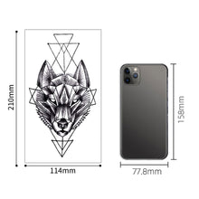 Load image into Gallery viewer, Animal Rose Small Full Arm Totem Tattoo Sticker Skull Colorful Tattoo Sticker Lotus Men Creative Women Totem Tattoo Stickers