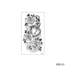 Load image into Gallery viewer, Animal Rose Small Full Arm Totem Tattoo Sticker Skull Colorful Tattoo Sticker Lotus Men Creative Women Totem Tattoo Stickers
