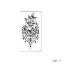 Load image into Gallery viewer, Animal Rose Small Full Arm Totem Tattoo Sticker Skull Colorful Tattoo Sticker Lotus Men Creative Women Totem Tattoo Stickers