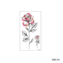 Load image into Gallery viewer, Animal Rose Small Full Arm Totem Tattoo Sticker Skull Colorful Tattoo Sticker Lotus Men Creative Women Totem Tattoo Stickers