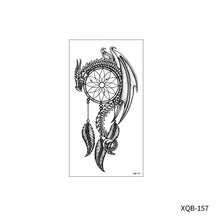 Load image into Gallery viewer, Animal Rose Small Full Arm Totem Tattoo Sticker Skull Colorful Tattoo Sticker Lotus Men Creative Women Totem Tattoo Stickers