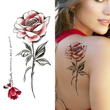 Load image into Gallery viewer, Flower Small Full Arm Totem Tattoo Sticker Animal Skull Colorful Tattoo Sticker Lotus Men Creative Women Totem Tattoo Stickers