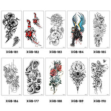 Load image into Gallery viewer, Flower Small Full Arm Totem Tattoo Sticker Animal Skull Colorful Tattoo Sticker Lotus Men Creative Women Totem Tattoo Stickers