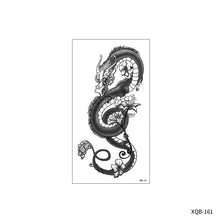 Load image into Gallery viewer, Flower Small Full Arm Totem Tattoo Sticker Animal Skull Colorful Tattoo Sticker Lotus Men Creative Women Totem Tattoo Stickers