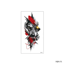 Load image into Gallery viewer, Flower Small Full Arm Totem Tattoo Sticker Animal Skull Colorful Tattoo Sticker Lotus Men Creative Women Totem Tattoo Stickers