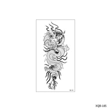 Load image into Gallery viewer, Flower Small Full Arm Totem Tattoo Sticker Animal Skull Colorful Tattoo Sticker Lotus Men Creative Women Totem Tattoo Stickers