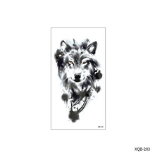 Load image into Gallery viewer, Flower Small Full Arm Totem Tattoo Sticker English Alphabet Flowers Tattoo Sticker Lotus Men Creative Women Totem Tattoo Stickers
