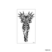 Load image into Gallery viewer, Flower Small Full Arm Totem Tattoo Sticker English Alphabet Flowers Tattoo Sticker Lotus Men Creative Women Totem Tattoo Stickers