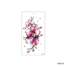 Load image into Gallery viewer, Flower Small Full Arm Totem Tattoo Sticker English Alphabet Flowers Tattoo Sticker Lotus Men Creative Women Totem Tattoo Stickers