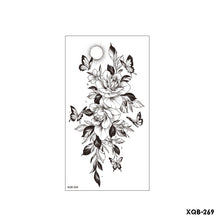 Load image into Gallery viewer, Flower Small Full Arm Totem Tattoo Sticker Animal Skull Colorful Tattoo Sticker Lotus Men Creative Women Totem Tattoo Stickers