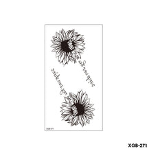Load image into Gallery viewer, Flower Small Full Arm Totem Tattoo Sticker Animal Skull Colorful Tattoo Sticker Lotus Men Creative Women Totem Tattoo Stickers