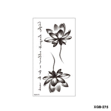 Load image into Gallery viewer, Flower Small Full Arm Totem Tattoo Sticker Animal Skull Colorful Tattoo Sticker Lotus Men Creative Women Totem Tattoo Stickers