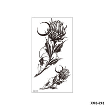 Load image into Gallery viewer, Flower Small Full Arm Totem Tattoo Sticker Animal Skull Colorful Tattoo Sticker Lotus Men Creative Women Totem Tattoo Stickers